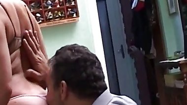 The sexy Italian brunette faces a sensual and exciting fuck full of orgasm where she loves filling her big tits with cum