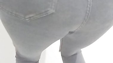 Her butt is so sexy out of jeans