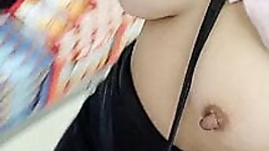 Sexy girl shows her boobs in public