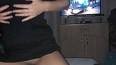 Babe house is fucked by her step, perverted cheats on his wife with the little sexy innocent- step b plays with his step