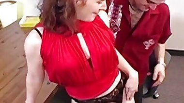 Wild MILF with sexy lingerie knows how to fuck on the table