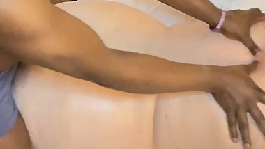 Sexy bbw with phat ass succulent samatha gets a massage from trotzilla the god