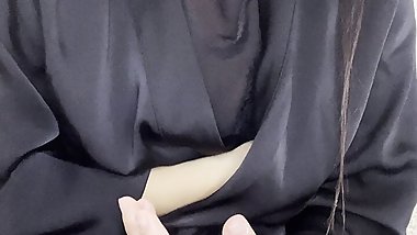 I jerk off my big clitoris a bit like it's a cock - Jasmine Arabe Porn