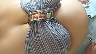 Horny mature boobs show