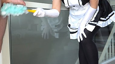 sexy maid cosplay satisfying service -projectsexdiary