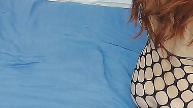 I seduced a friend in my new sexy outfit