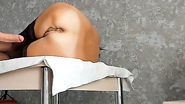 One-legged cripple stud fuck milf stepmom cum fountain