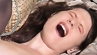 Marvellous brunette with great body having cock in her tight deep ass