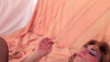 has anal sex and blowjob in the living room