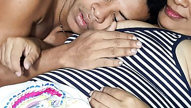 I suck her tits while we watch movies
