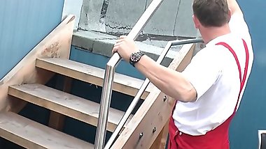 Redhead milf hardly fucked outdoor