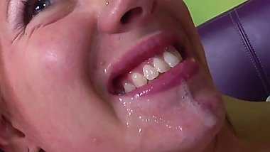 Chase Jordan Blonde Teen MILF Sucks and Fucks Cock