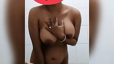 bengali big ass horny at bathroom show my  Big boobs