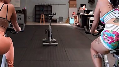 FreeUse Milf - Fit Busty Hot Milfs Nadia White And Kira Perez Give Full Access To Fitness Instructor