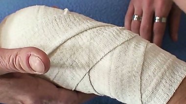Hairy pussy blonde granny rides his huge dick