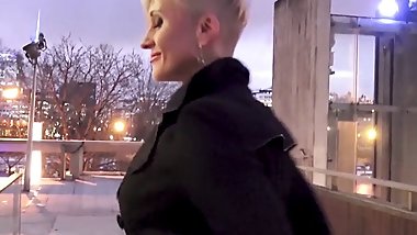 Extremly stunning short blonde Tanya Virago visit Paris for a good hard fuck