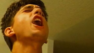 Sexy babe enjoying her time as she sucks horny stud huge dick on the couch