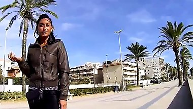 Coral Joice busty brunette fucks and gives a blowjob to